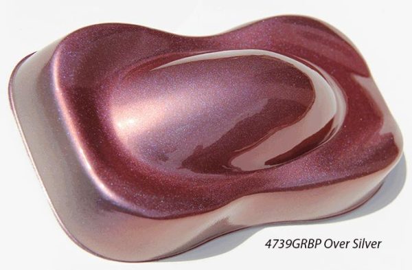 4739GRBP Gold Red Blue Purple over silver base coat.