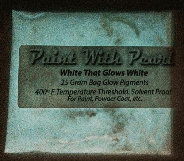 This white glows white at night like a bulb. No one has seen anything like this. It glows bright and lasts most of the night.
