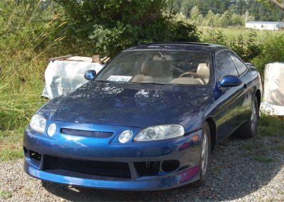 Blue to Purple Chameleon shifter on Lexus.