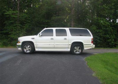 Blue Ghost Pearl Suburban.