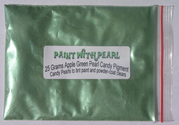 Apple Green kandy Paint Pearls - Green Metallic Pigment 1