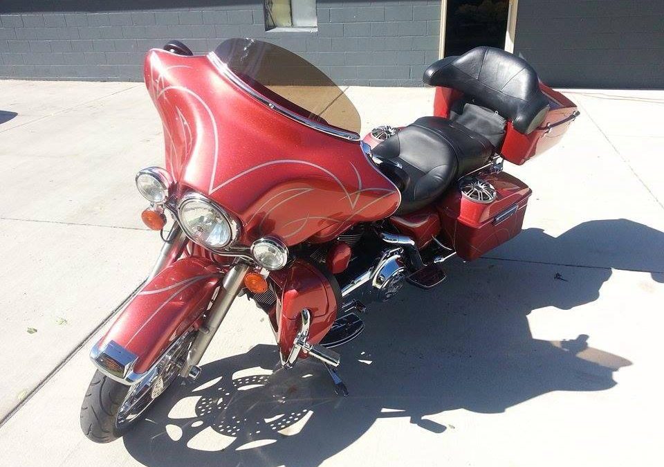 2007 Crystal Wine Red kandy Electra Glide