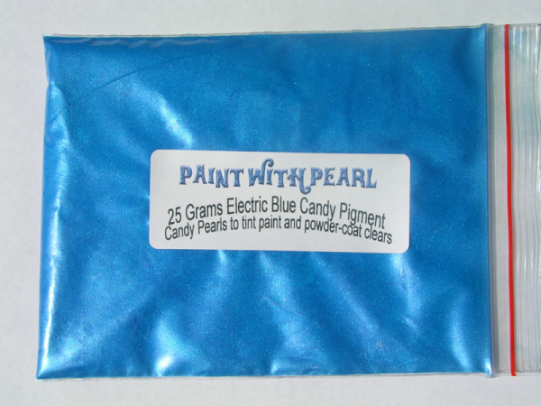 25 Gram Bag of Electric Blue Kolor Pearls