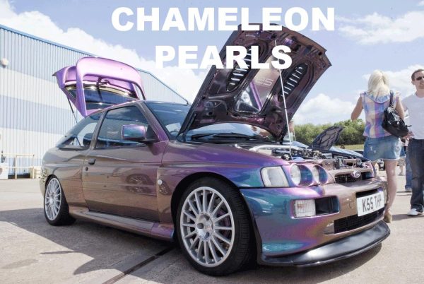 Kolorshift Pearls in every multi-color option here. Works in paint, powder coat, even nail polish and shoe polish. Try our Chameleon Colors!