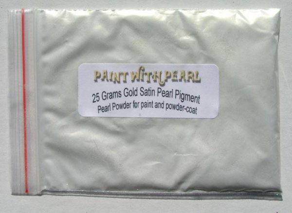 Gold Satin Ghost Pearl - For a Subtle Gold Refection 1
