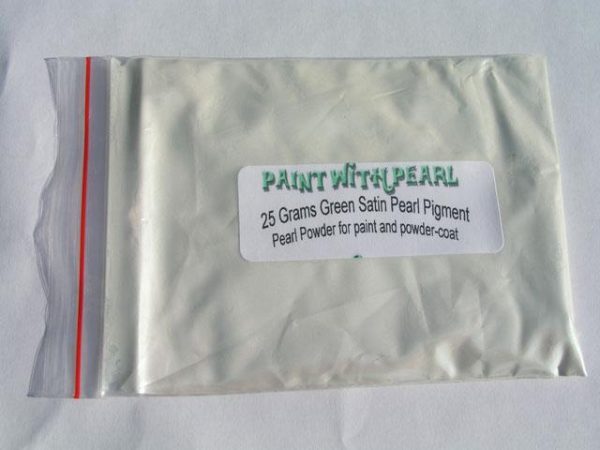 Green Satin Ghost Pearl - Subtle Green Reflection in Your Paint 1