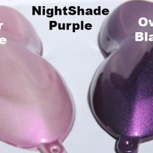Nightshade Purple-Pink kandy Paint Pearl over White and Black