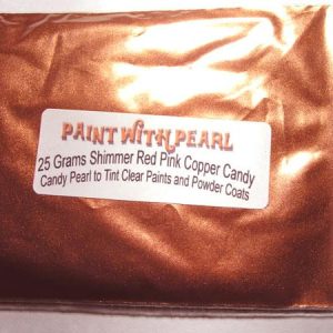 25 gram bag of Shimmer Red-Pink kandy Pearl