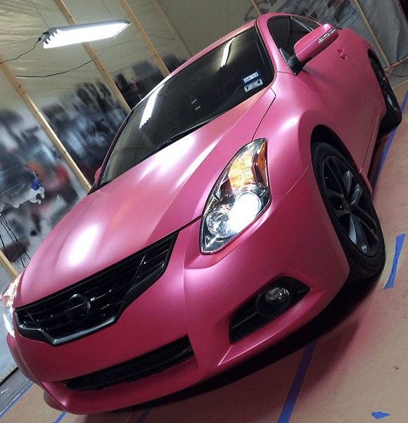 Deep Pink kandy Pearl by Eclipse Auto Spa.