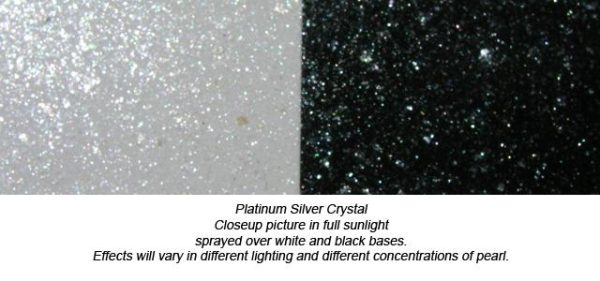 Swatch of Ice Crystal Silver Ghost Pearl