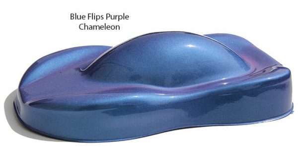 Blue Purple Flip Paint Kolorshift Pearls flip two colors and cost less.