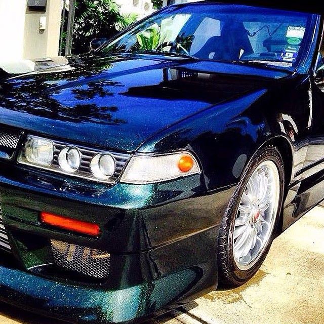 Nissan Cefiro with our Gold Green Blue Kolorshift Pearls s.