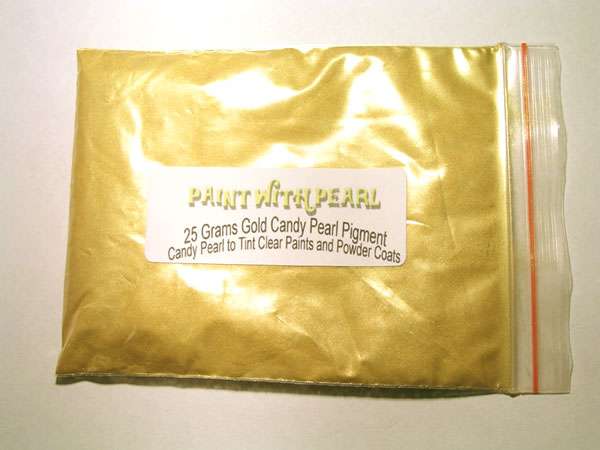 25 Gram Bag Gold kandy Paint Pearls