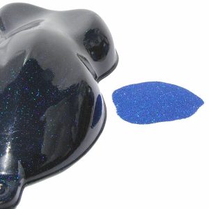 Blue Holographic Flake on speed shape. Great for kustom Paint, Nail Polish, Gelcoat, Concrete Sealer.