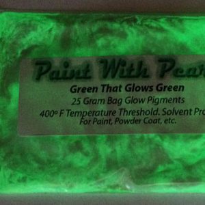 Green to Green Glow In The Dark Paint Pigments - Long Lasting