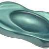 Teal green Kolor Pearls painted on a speed shape. Use in any kustom coating.