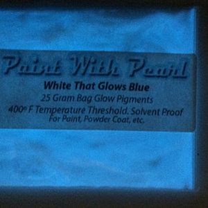 White to Blue Glow In The Dark Paint Pigments - Long Lasting